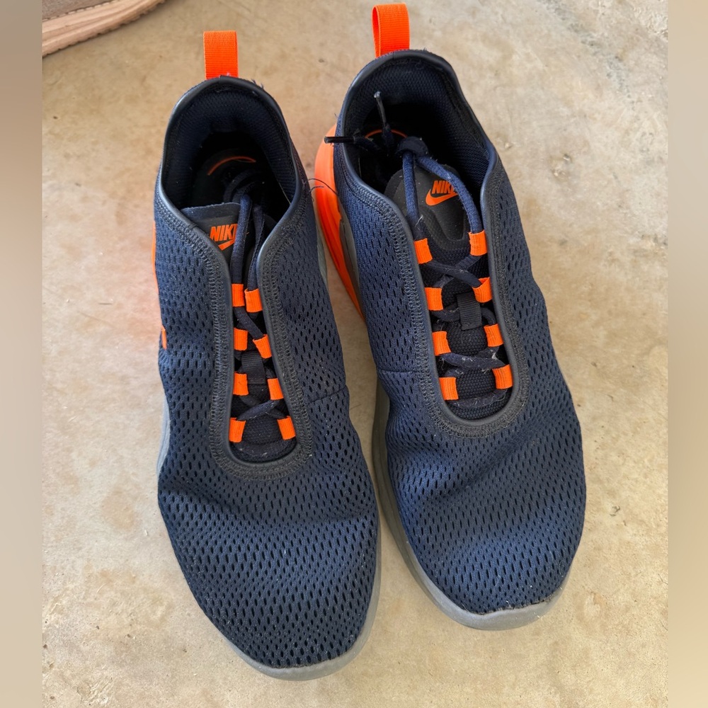 Nike Black and Orange Sneakers